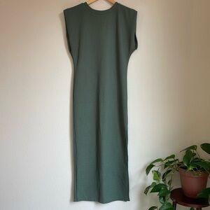 Bucket List Maxi Dress Green Size Medium